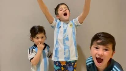 মেসির কোপা জয়, কীভাবে সেলিব্রেশন করলেন তার ছেলেরা, দেখুন ভাইরাল ভিডিও