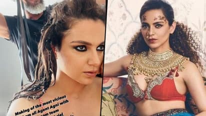 Kangana Ranaut gets ready for Dhaakad; actress gives glimpse of her vicious character