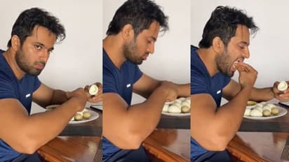 ഗൗരവഭാവത്തോടെ മുട്ട കഴിക്കുന്ന ഉണ്ണിമുകുന്ദന്; രസകരമായ വീഡിയോ; കമന്റുകളുമായി ആരാധകര്