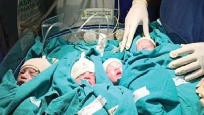 ಪ್ರಾಣ ಪಣಕ್ಕಿಟ್ಟು, ಒಟ್ಟಿಗೆ 4 ಮಕ್ಕಳಿಗೆ ಜನ್ಮ ನೀಡಿದ ಮಹಿಳೆ!