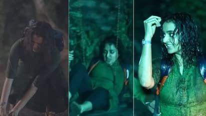 അപകടം നിറഞ്ഞ റോപ്പ് സ്റ്റണ്ടുകൾ, അനായാസമായി ചെയ്ത് മഞ്ജു വാര്യർ; ‘ചതുർമുഖം' മേക്കിംഗ് വീഡിയോ