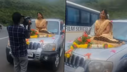 വധു വിവാഹത്തിനെത്തിയത് ഓടുന്ന സ്‍കോര്‍പിയോയുടെ ബോണറ്റില്‍, പിന്നെ സംഭവിച്ചത്!