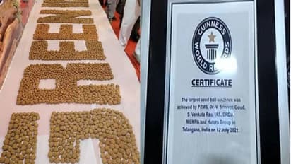 ഒരു വാചകം പൂര്ത്തിയാക്കാൻ രണ്ട് കോടി വിത്തുകൾ; വനിതകൾക്ക് ഗിന്നസ് നേട്ടം