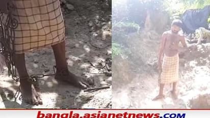 ইন্টারভিউ দিয়েও মেলেনি চাকরী, মানসিক অবসাদে গ্র্যাজুয়েট প্রশান্তর পা এখন ভারী শিকলে বাধা