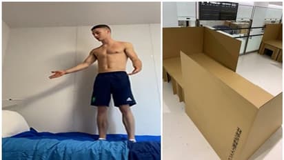 'ഉറപ്പാണ്, പൊളിഞ്ഞു വീഴില്ല' ആന്റി സെക്സ് കട്ടിൽ വിവാദത്തിൽ വീഡിയോ സഹിതം വിശദീകരണവുമായി സംഘാടകർ