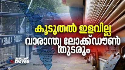 സംസ്ഥാനത്ത് കൂടുതല് ഇളവുകളില്ല; വാരാന്ത്യ ലോക്ക്ഡൗണ് തുടരും, വെള്ളിയാഴ്ച മൂന്നുലക്ഷം പരിശോധനകള് കൂടി