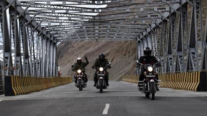 Motorcycle salute: Riding to the world's highest airstrip