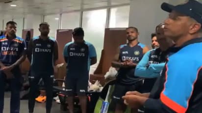 #SLvsIND போராடி வென்ற இந்தியா..! டீம் மீட்டிங்கில் ராகுல் டிராவிட் பேசியது என்ன..?