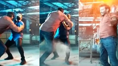 ബാബുരാജുമായി ആക്ഷൻ രംഗം; നടൻ വിശാലിന് പരുക്ക്; വീഡിയോ