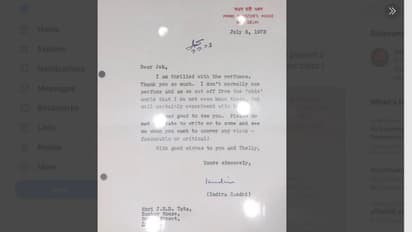 Indira Gandhi's typewritten letter to JRD Tata goes viral, Check out the post & reactions