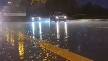 ಬಿಸಿಲ ಬೇಗೆ ತಡೆಯಲು ಡ್ರೋನ್ ಮೂಲಕ ಕೃತಕ ಮಳೆ ಸುರಿಸಿದ ದುಬೈ!