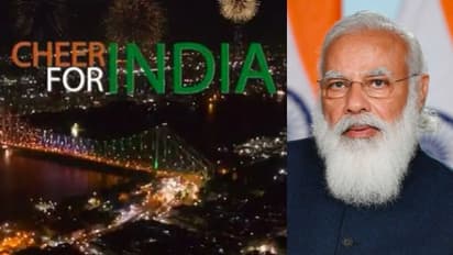 হাওড়া ব্রিজের অলিম্পিক সাজ দেখে মুগ্ধ মোদী, শেয়ার করলেন ভিডিও