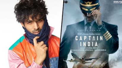 Kartik Aaryan to play dashing pilot in Captain India, checkout his first look