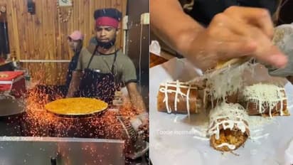 ഇത് തീ പാറും ദോശ; വൈറലായി പാചകപരീക്ഷണ വീഡിയോ