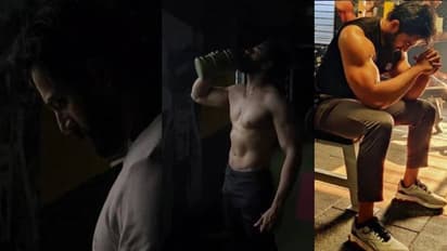 'സ്ലോ മോഷനിൽ വെള്ളം കുടിച്ചാൽ മസിൽ പെട്ടെന്ന് വളരും'; രസകരമായ വീഡിയോയുമായി ഉണ്ണിമുകുന്ദന്