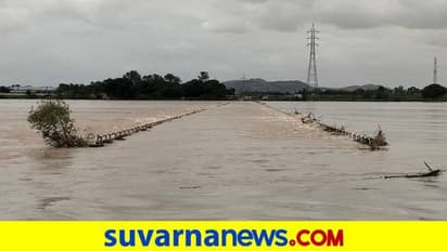 ರಾಯಚೂರು: ಎಲೆಬಿಚ್ಚಾಲಿಯ ರಾಯರ ಜಪದಕಟ್ಟೆ ಮುಳುಗಡೆ