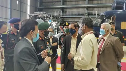 Indian Army vice chief Lt Gen CP Mohanty reviews HAL's helicopter division in Bengaluru Contact