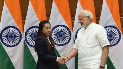 Tokyo olympics;ಪ್ರಧಾನಿ ಮೋದಿ ಬೆಂಬಲ ಹಾಗೂ ಪ್ರೋತ್ಸಾಹಕ್ಕೆ ಮೀರಾಬಾಯಿ ಧನ್ಯವಾದ!