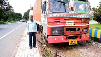 അപകടത്തില്പ്പെട്ട വാഹനം മാറ്റാനെത്തിയ ക്രെയിനിന് നല്കാന് പണമില്ല; ലോറി ഡ്രൈവര് പെരുവഴിയില്