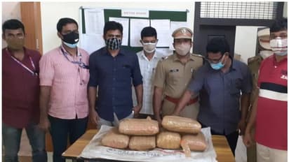 കോഴിക്കോട് വന് കഞ്ചാവ് വേട്ട; ട്രെയിനില് നിന്ന് പിടികൂടിയത് 17.9 കിലോ