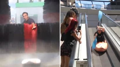 French YouTuber recreates Olympic moves on random people, watch video