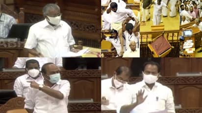 ശിവൻകുട്ടിയുടെ രാജി ആവശ്യപ്പെട്ട് പ്രതിപക്ഷം നിയമസഭയിൽ: രാജിയുടെ പ്രശ്നം ഉദിക്കുന്നില്ലെന്ന് മുഖ്യമന്ത്രി