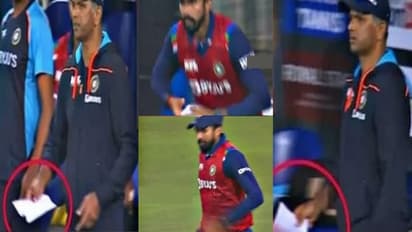 தம்பி இங்க வாடா.. இதை சீக்கிரமா கொண்டுபோய் தவானிடம் கொடு..! ராகுல் டிராவிட் அவசர அவசரமா அனுப்பிய மெசேஜ்