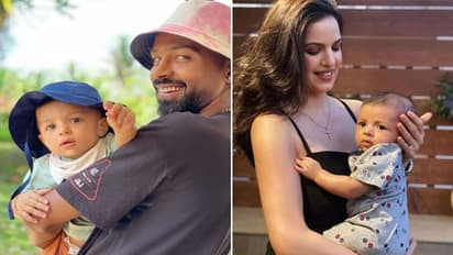Is Hardik Pandya's wife Natasa Stankovic pregnant again? Netizens spot baby bump in Christmas photos