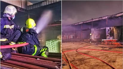 ഒമാനില് വെയര്ഹൗസിന് തീപിടിച്ചു