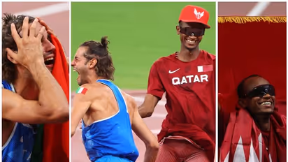 Tokyo Olympics: Watch Mutaz Essa Barshim, Gianmarco Tamberi display incredible spirit to share High Jump gold