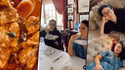 Watch Kareena Kapoor, Karisma Kapoor enjoy 'productive weekend' that includes food, fun and naps