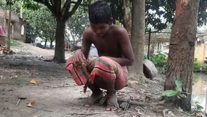 চিকিৎসা করানোর সামর্থ নেই, ৫ বছর ধরে গাছে বাঁধা মানসিক ভারসাম্যহীন যুবক