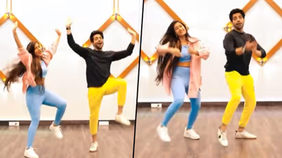 Dhanashree Verma dance on 'Bachpan ka Pyar' song with RJ Aparshakti Khurana; watch video