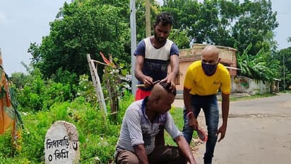 अरे ये क्या होने लगा! बाबुल सुप्रियो के इस्तीफे के बाद इस गांव में लोग करा रहे मुंडन, बहा रहे आंसू...