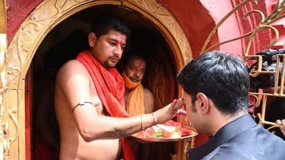 ত্রিপুরেশ্বরী মন্দিরে অভিষেক, দেখুন সেই মুহূর্তের কিছু ছবি