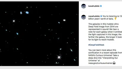 NASA shares soothing audio of ‘13 billion years' worth of data’ in viral video; Listen here