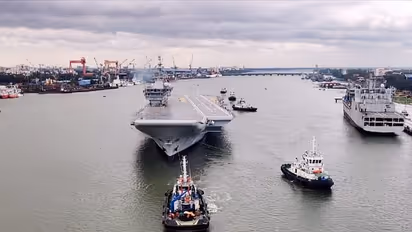 Historic moment for India, aircraft carrier INS Vikrant begins sea trials