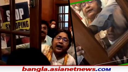 সংসদে ঢুকতে মার্শালদের সঙ্গে ধস্তাধস্তি তৃণমূল সাংসদদের, গণতন্ত্র নিয়ে প্রশ্ন ডেরেকর