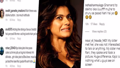 Kajol brutally trolled; netizens call her 'ghamandi aurat', arrogant and more (Read comments)
