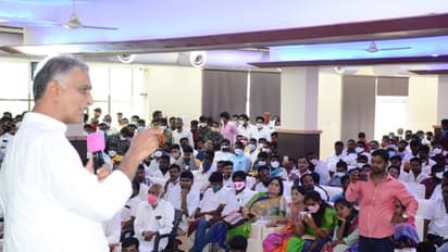 ఈటల గెలిస్తే.. ఆయనకే లాభం, ఇక హుజురాబాద్లో అభివృద్ధి లేనట్లే: రాజేందర్కు హరీశ్ రావు కౌంటర్