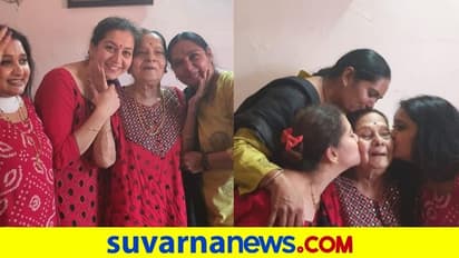 ಹಿರಿಯ ನಟಿ ಲೀಲಾವತಿ ಆರೋಗ್ಯ ವಿಚಾರಿಸಿದ  ಸುಧಾರಾಣಿ, ಶ್ರುತಿ, ಮಾಳವಿಕ