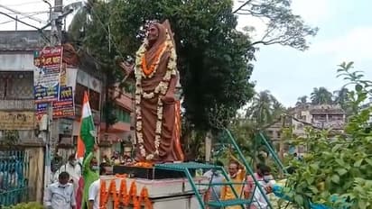 ভারত ছাড়ো আন্দোলনের সূচনা দিবসে মুখোমুখি শুভেন্দু-সৌমেন, উত্তেজনা ছড়াল তমলুকে