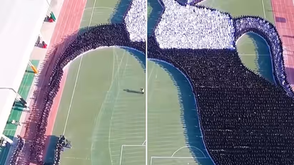Video of largest transforming human image goes viral; Watch here