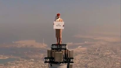 ಎದೆಬಡಿತ ಹೆಚ್ಚಿಸುವ ಈ ಜಾಹೀರಾತು ನಿಜಕ್ಕೂ ಬುರ್ಜ್ ಖಲೀಫಾ ಮೇಲೆ ಚಿತ್ರೀಕರಿಸಲ್ಪಟ್ಟಿದೆಯಾ?