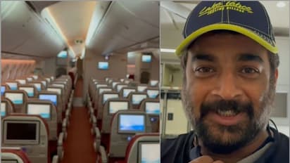 'ഞാനാണ് ഈ വിമാനത്തിലെ ഒരേയൊരു യാത്രികന്'; അപൂര്വ്വ അനുഭവം പങ്കുവച്ച് മാധവന്- വീഡിയോ