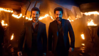 RRR: கொண்டாட்டத்துக்கு ரெடியா.... பட்டையை கிளப்பும் போஸ்டருடன் மாஸ் அப்டேட் கொடுத்த ஆர்.ஆர்.ஆர் படக்குழு