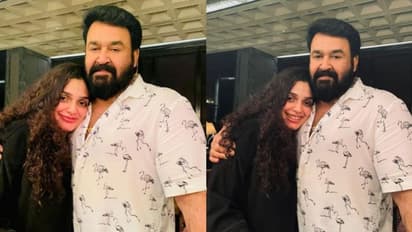 മോഹന്ലാലിനൊപ്പം ആന് അഗസ്റ്റിന്; ‘ഫാന് ഗേള് മൊമന്റ്' ആഘോഷമാക്കി താരം