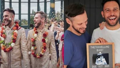 കുഞ്ഞ് വരുന്ന ആവേശം, അച്ഛന്മാരാവാനൊരുങ്ങി ഈ ഗേദമ്പതികൾ