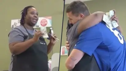 Man gives hairdresser $500 tip for cutting a strand of hair; her reaction wins netizens' hearts