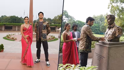 Shershaah: Sidharth Malhotra, Kiara Advani pay tribute to Captain Vikram Batra at National War Memorial